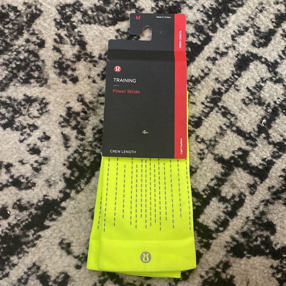 NWT Lululemon Power Stride Crew Sock *Reflective* Mens  arch support s… - Picture 2 of 13